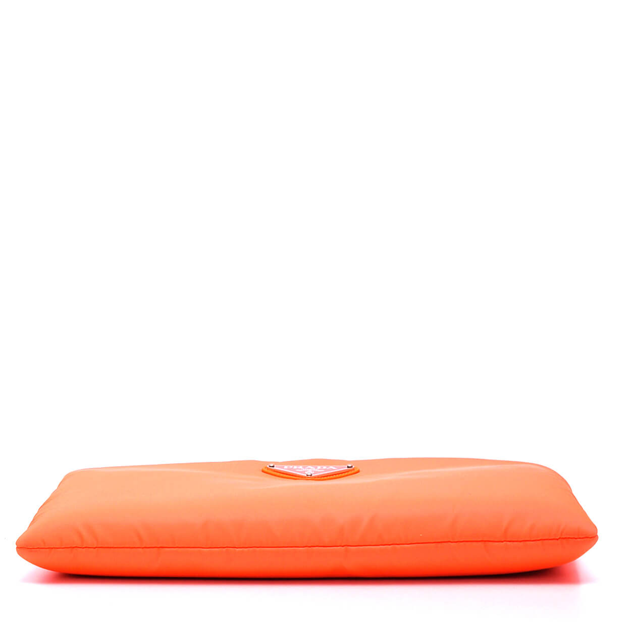 Prada - Neon Orange Re Nylon Puffer Medium Messenger and Clutch